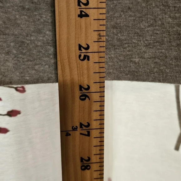 The North Face Sweat Shirt Hoodie Grey.| Big Pink Logo Wmns Sz M - Picture 5 of 9